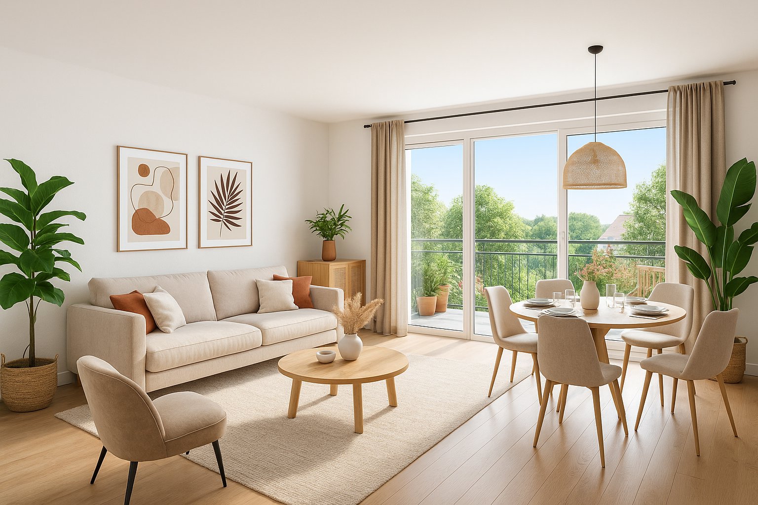 Visuel d’intérieur présenté pour Villa Harmonia